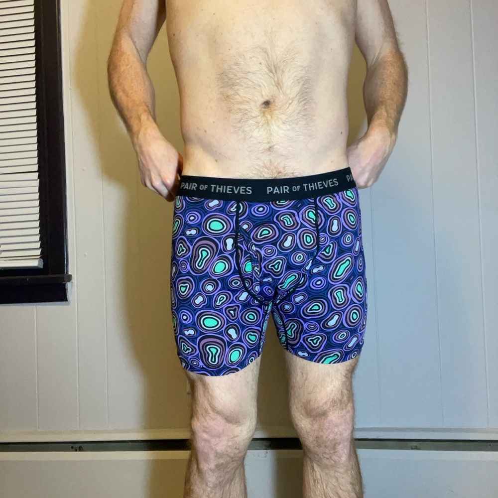 Men's Vibrant Purple Boxer Briefs